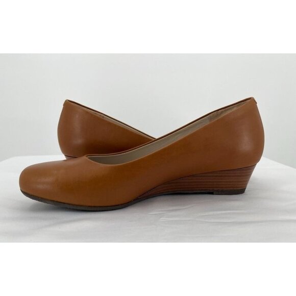 SAS Sophia Camel Wedge Pump SIze 10W Made In Italy - Picture 7 of 10
